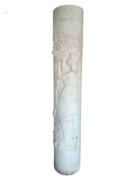 colonne pour la salle du livre à San Francisco - © Ministère de la Culture (France), Conservation des antiquités et des objets d’art de l’Essonne – Tous droits réservés