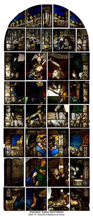 verrière : Baptême du Christ