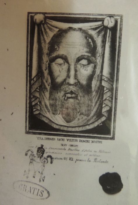 cadre : représentation du visage du Christ