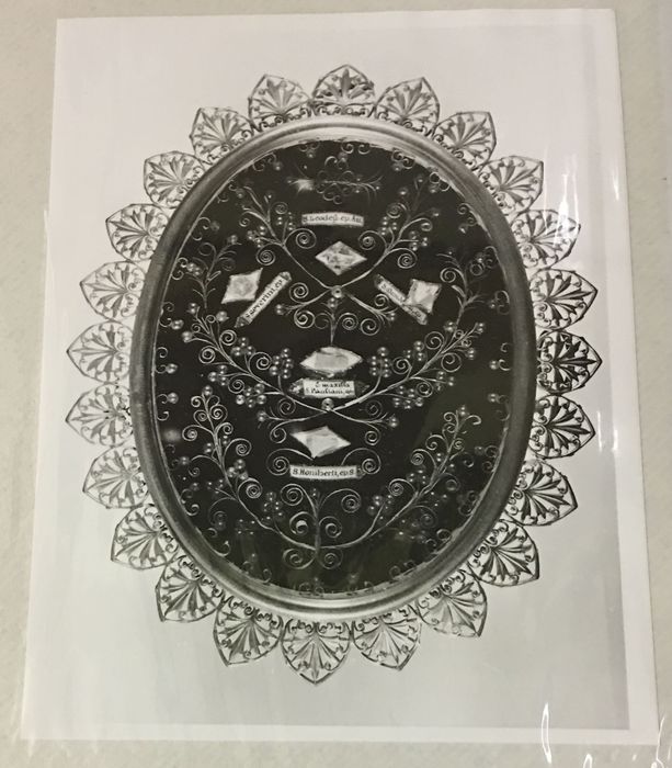 cadre-médaillon : S. Leodeg, ep. Au., Severini, ep., Pauliani, ep., Homberti, ep. S.