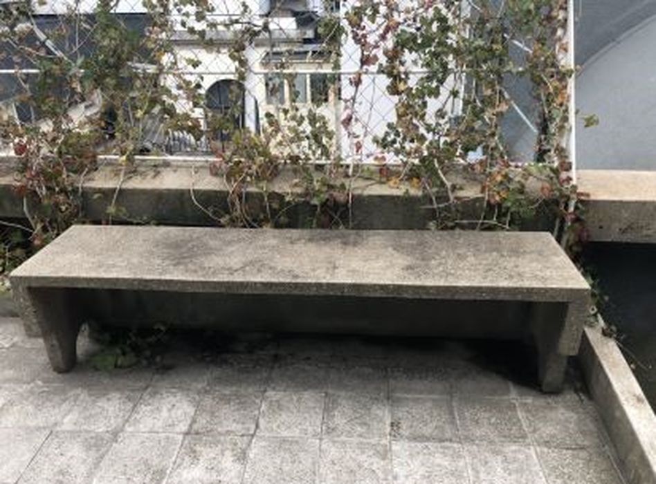 banc en béton n°1