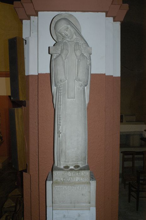 statue : Sainte Thérèse de l'Enfant Jésus - © Ministère de la Culture (France), Conservation des antiquités et des objets d’art de Seine-Saint-Denis – Tous droits réservés