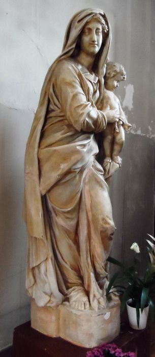 statue : Vierge à l'Enfant - © Ministère de la Culture (France), Conservation des antiquités et des objets d’art de Seine-Saint-Denis – Tous droits réservés
