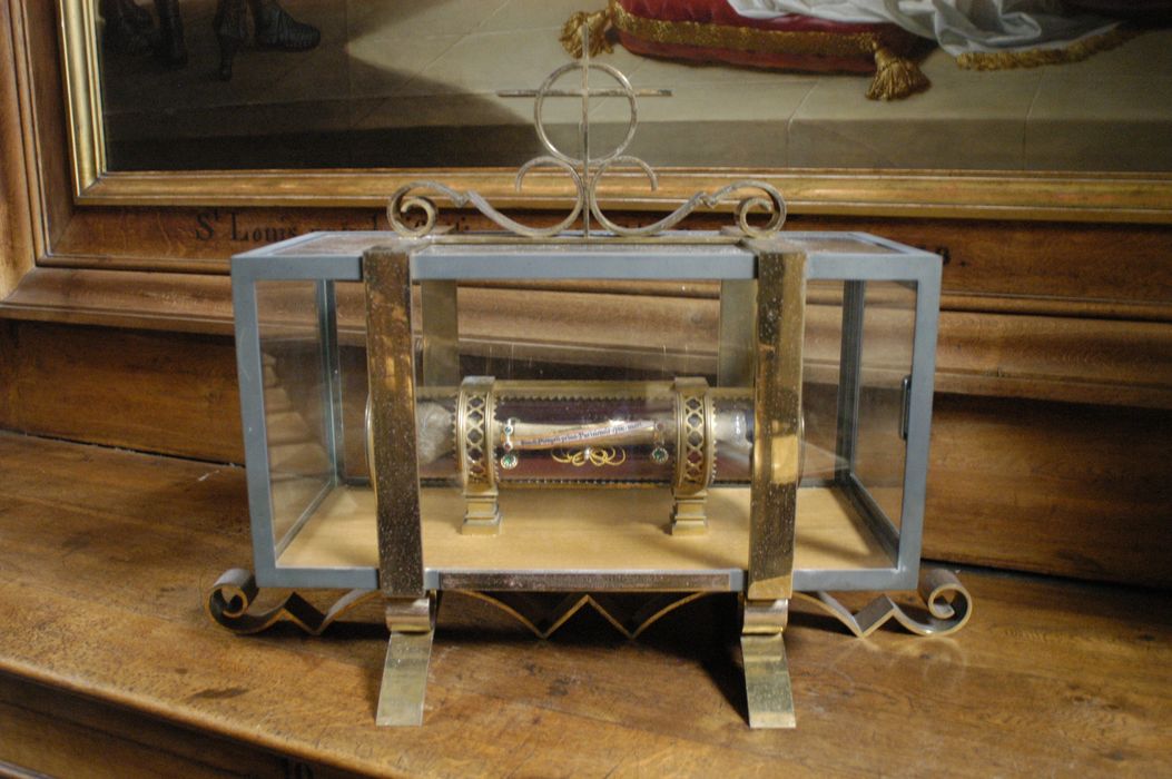 reliquaire-tube de saint Denis - © Ministère de la Culture (France), Conservation des antiquités et des objets d’art de Seine-Saint-Denis – Tous droits réservés