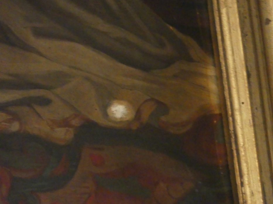 tableau : Saint Médard couronnant la rosière, détail