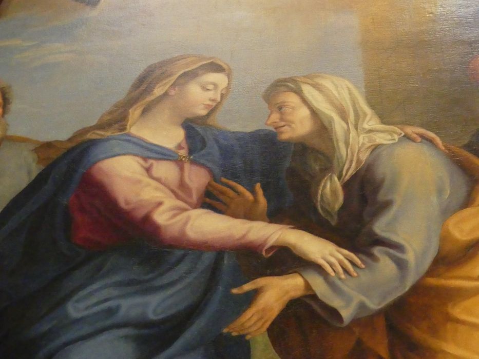 tableau : Visitation (la), vue partielle - © Ministère de la Culture (France), Conservation des antiquités et des objets d’art de Seine-Saint-Denis  – Tous droits réservés 