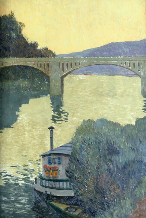 peinture monumentale : le pont, vue partielle