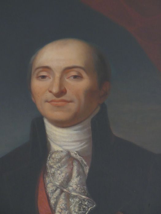 tableau : portrait en pied de Lacépède, vue partielle - © Ministère de la Culture (France), Conservation des antiquités et des objets d’art de Seine-Saint-Denis  – Tous droits réservés 