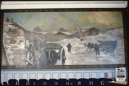 Peinture monumentale : carrières en hiver