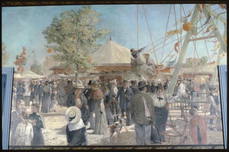 peinture monumentale : Fête du 14 juillet