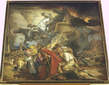 tableau : Les Cavaliers de l'Apocalypse