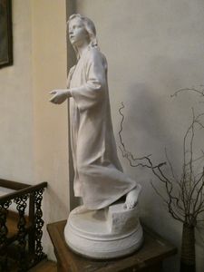 statue : Jésus devant les docteurs