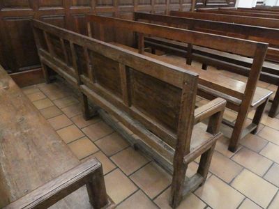 bancs de fidèles 