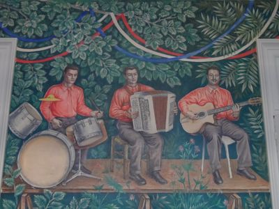 peinture monumentale : L'orchestre