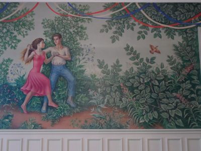 peinture monumentale : Promenade