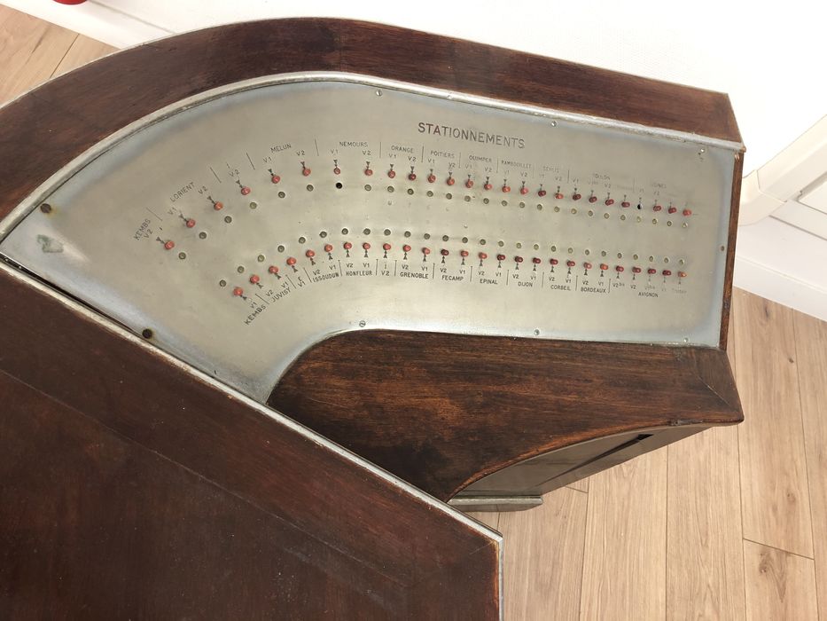 bureau du chef de régulation, détail