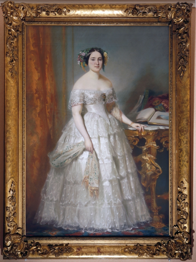 tableau : Portrait de la princesse Mathilde - © Ministère de la Culture (France), Conservation des antiquités et des objets d’art du Val-d’Oise, tous droits réservés