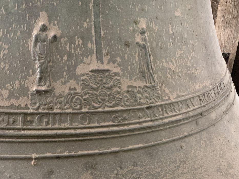 cloche, détail de l’inscription