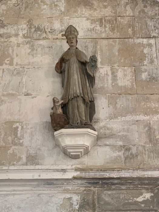 groupe sculpté : Saint Nicolas - © Ministère de la Culture (France), Conservation des antiquités et des objets d’art du Val-d’Oise – Tous droits réservés 