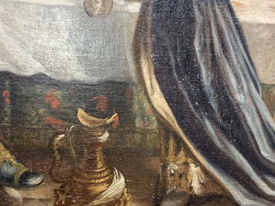 tableau : Salomé apporte à Hérodiade la tête de saint Jean-Baptiste, détail