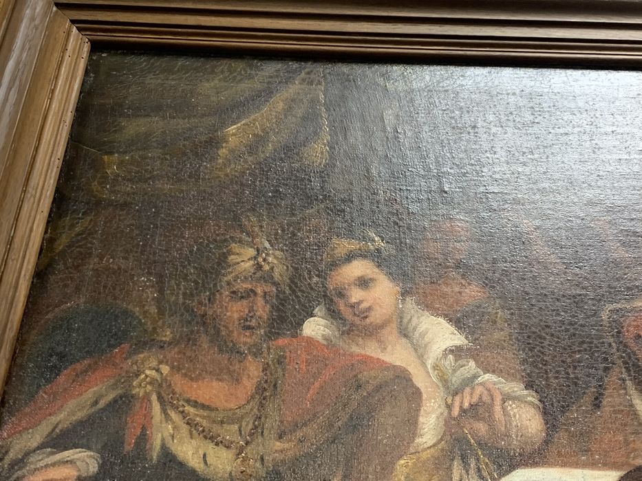 tableau : Salomé apporte à Hérodiade la tête de saint Jean-Baptiste, détail