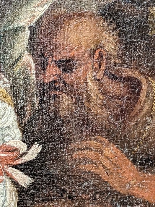 tableau : Salomé apporte à Hérodiade la tête de saint Jean-Baptiste, détail