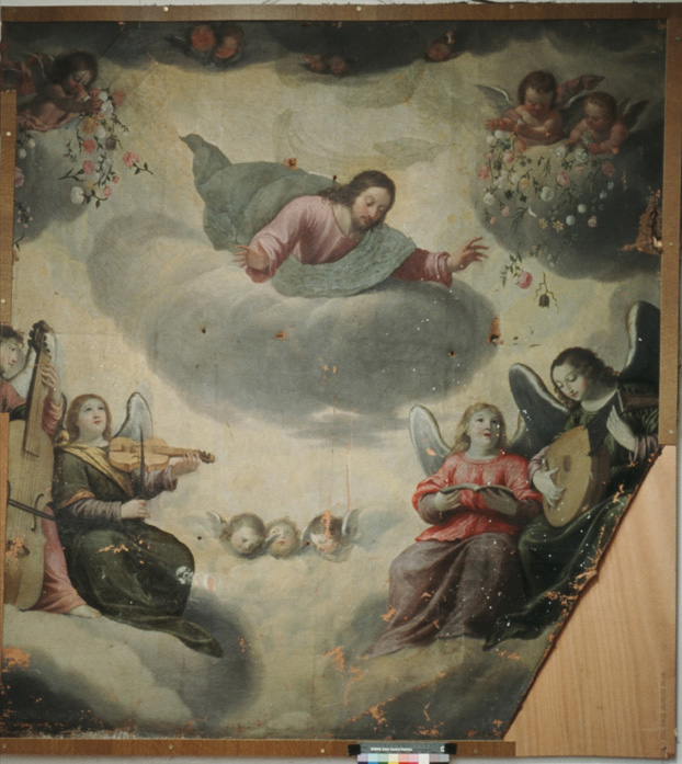 tableau : Jésus au ciel et le concert des anges, ou l'Ascension ?