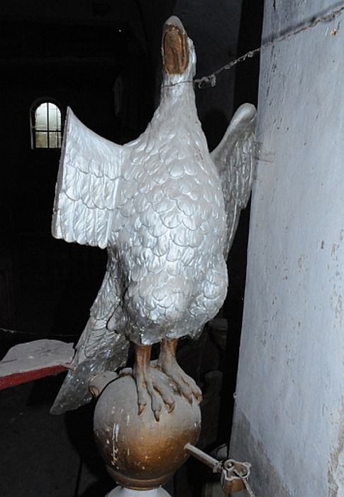 aigle lutrin, vue partielle - © Ministère de la Culture (France), Conservation des antiquités et des objets d’art du Val-d’Oise – Tous droits réservés 
