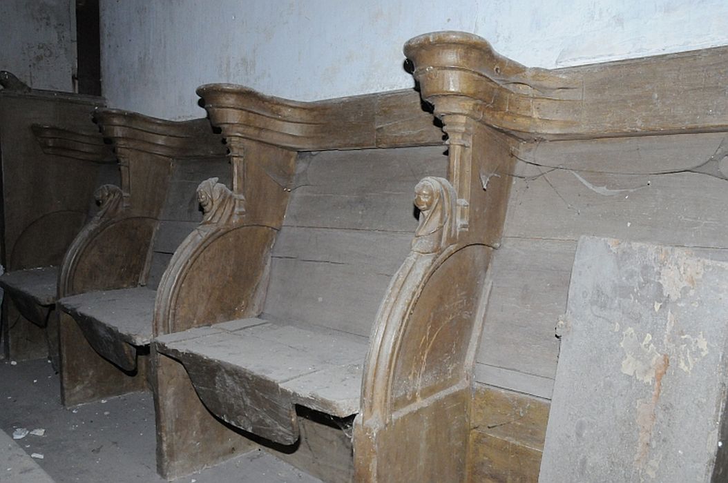 stalles, vue partielle - © Ministère de la Culture (France), Conservation des antiquités et des objets d’art du Val-d’Oise – Tous droits réservés