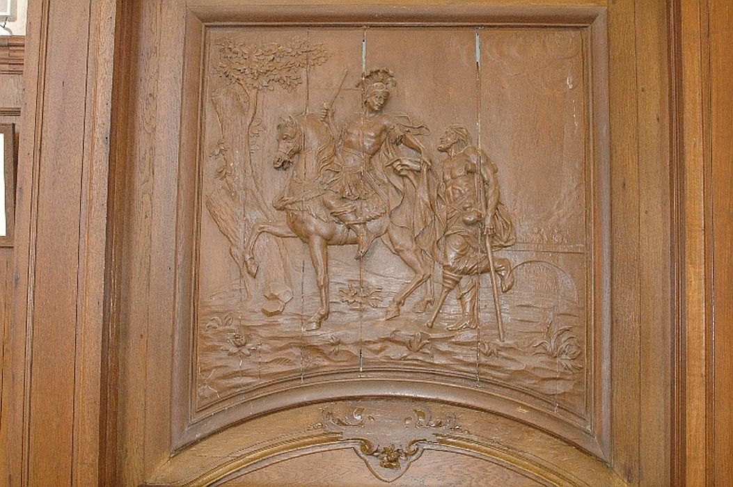 bas-relief : Charité de saint Martin