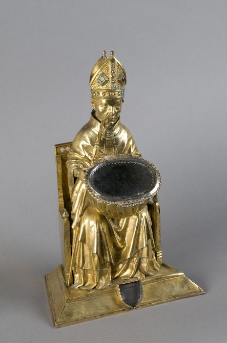 statue-reliquaire de saint Vivien, étui