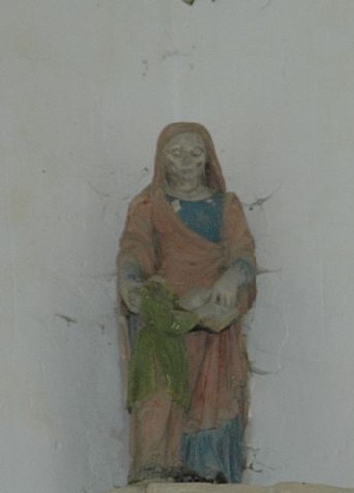 groupe sculpté : Sainte Anne et la Vierge - © Ministère de la Culture (France), Conservation des antiquités et des objets d’art du Val-d’Oise – Tous droits réservés 