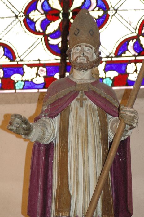 statue : Saint Eloi, vue partielle