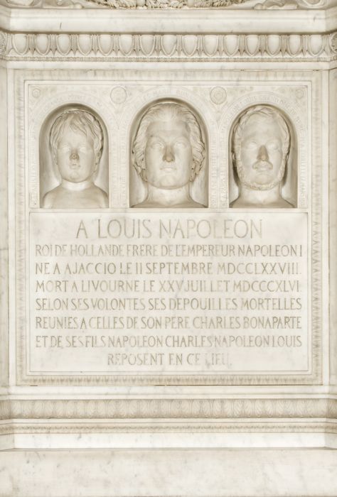 tombeau de Louis Napoléon, roi de Hollande, détail