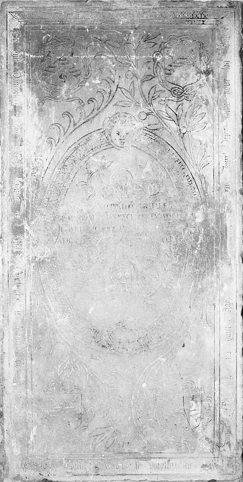 dalle funéraire d'Anne Ruzé ou Rouze