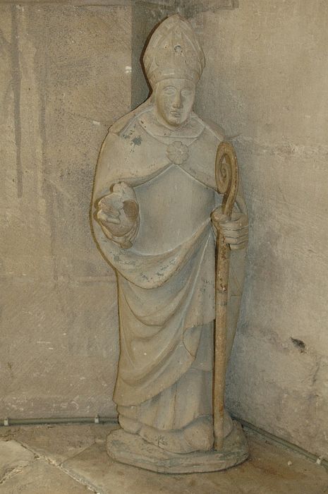 statue (statuette) : saint évêque