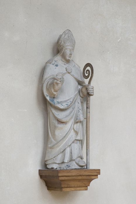 statue (statuette) : saint évêque