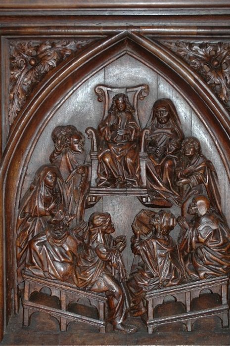 bas-relief : Christ parmi les docteurs (le)