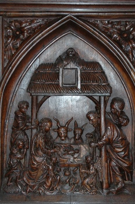 bas-relief : Adoration des bergers