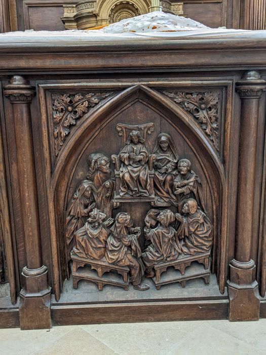 bas-relief : Christ parmi les docteurs (le)