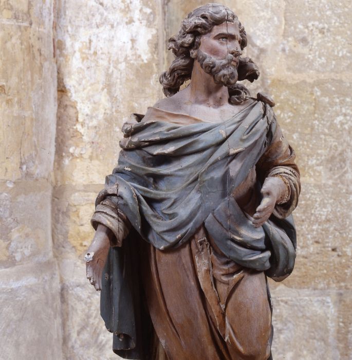 statue : Saint Joseph, vue partielle