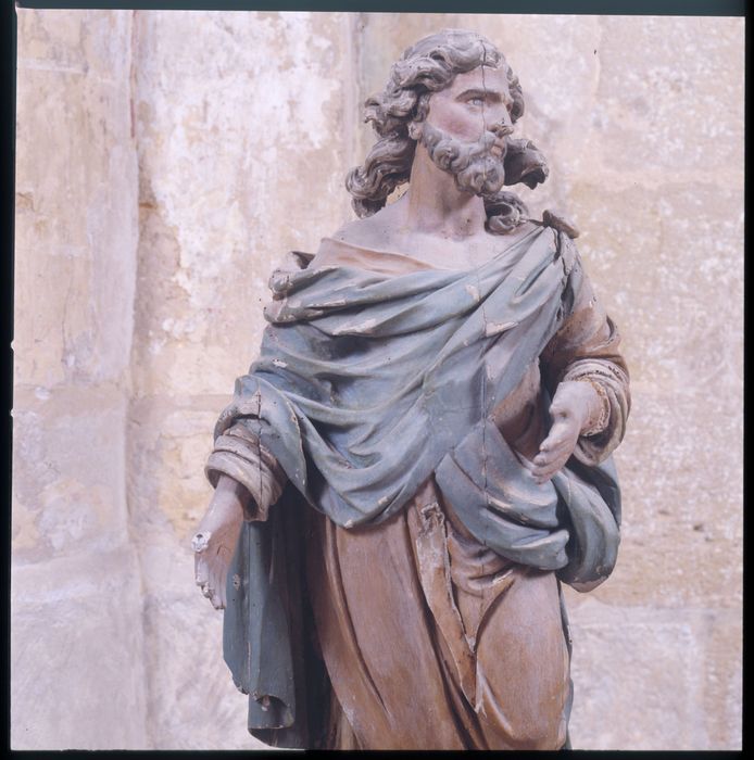 statue : Saint Joseph, vue partielle