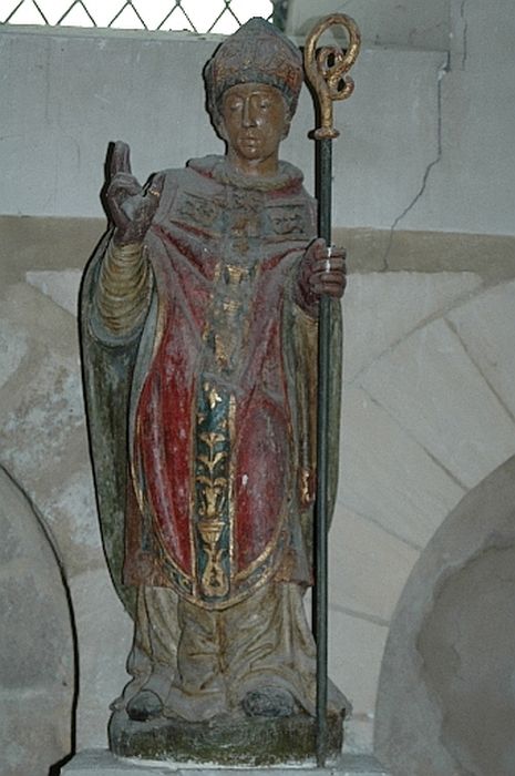 statue : Saint Nicolas - © Ministère de la Culture (France), Conservation des antiquités et des objets d’art du Val-d’Oise – Tous droits réservés 