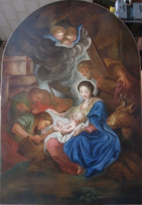 tableau : Adoration des bergers