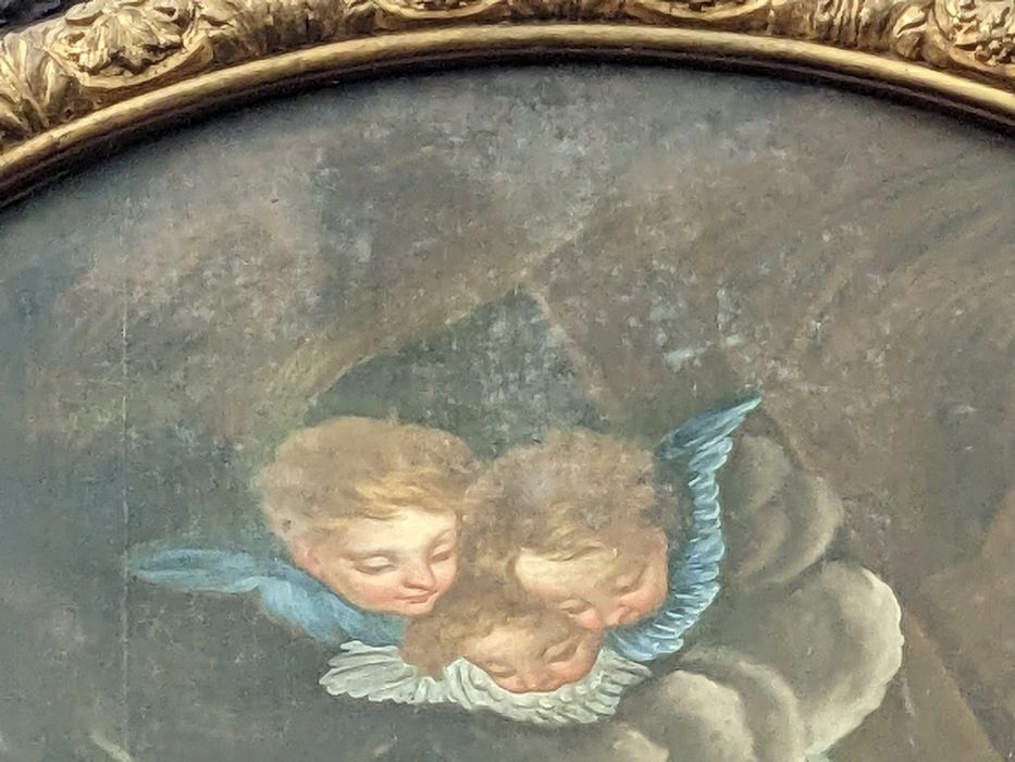 tableau : Adoration des bergers, détail