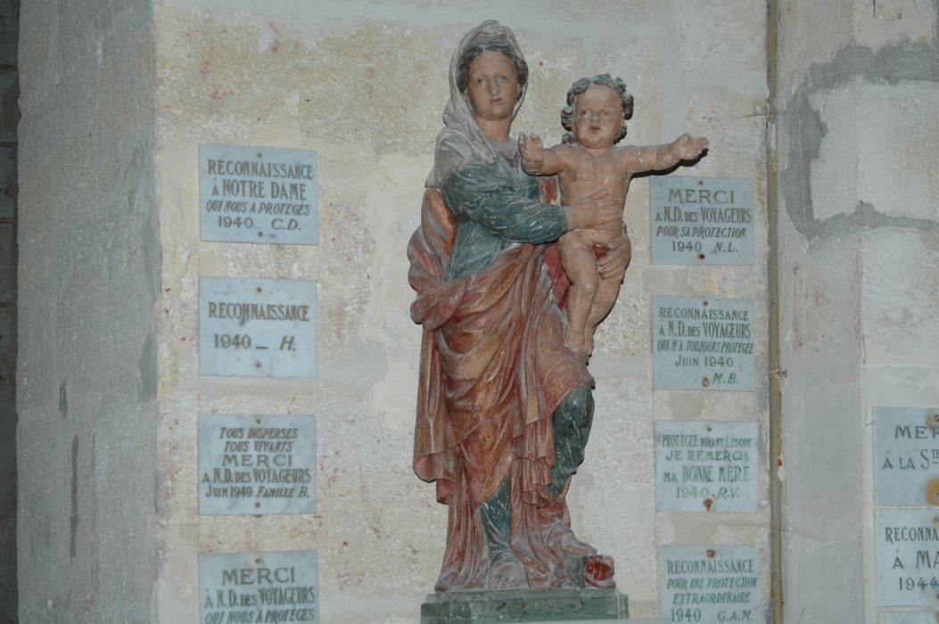 statue : Vierge à l'Enfant dite Notre-Dame-des-Voyageurs