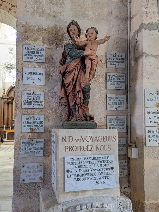 statue : Vierge à l'Enfant dite Notre-Dame-des-Voyageurs