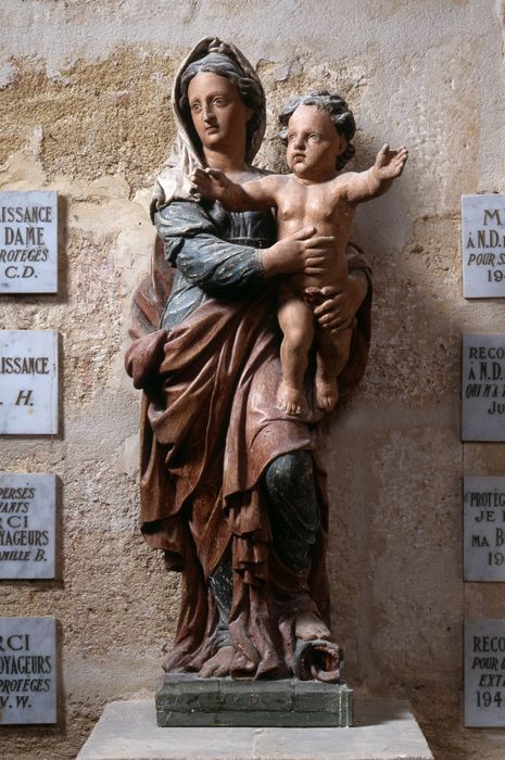 statue : Vierge à l'Enfant dite Notre-Dame-des-Voyageurs