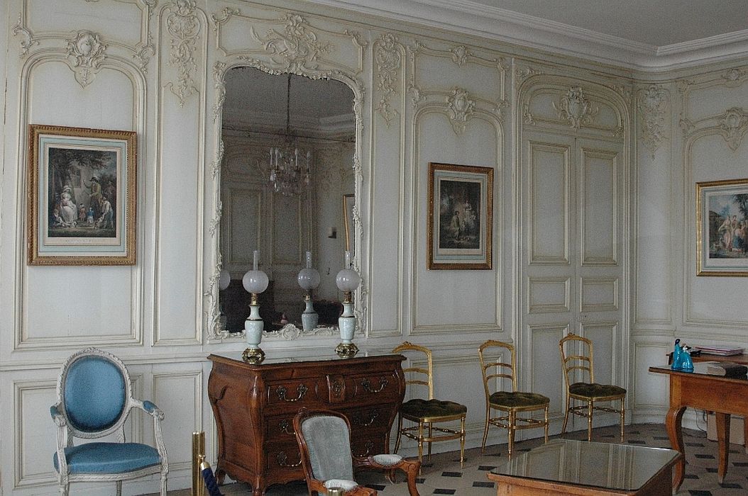 lambris de revêtement, vue partielle