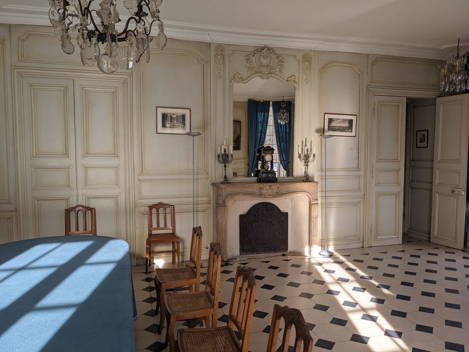 lambris de revêtement, vue partielle